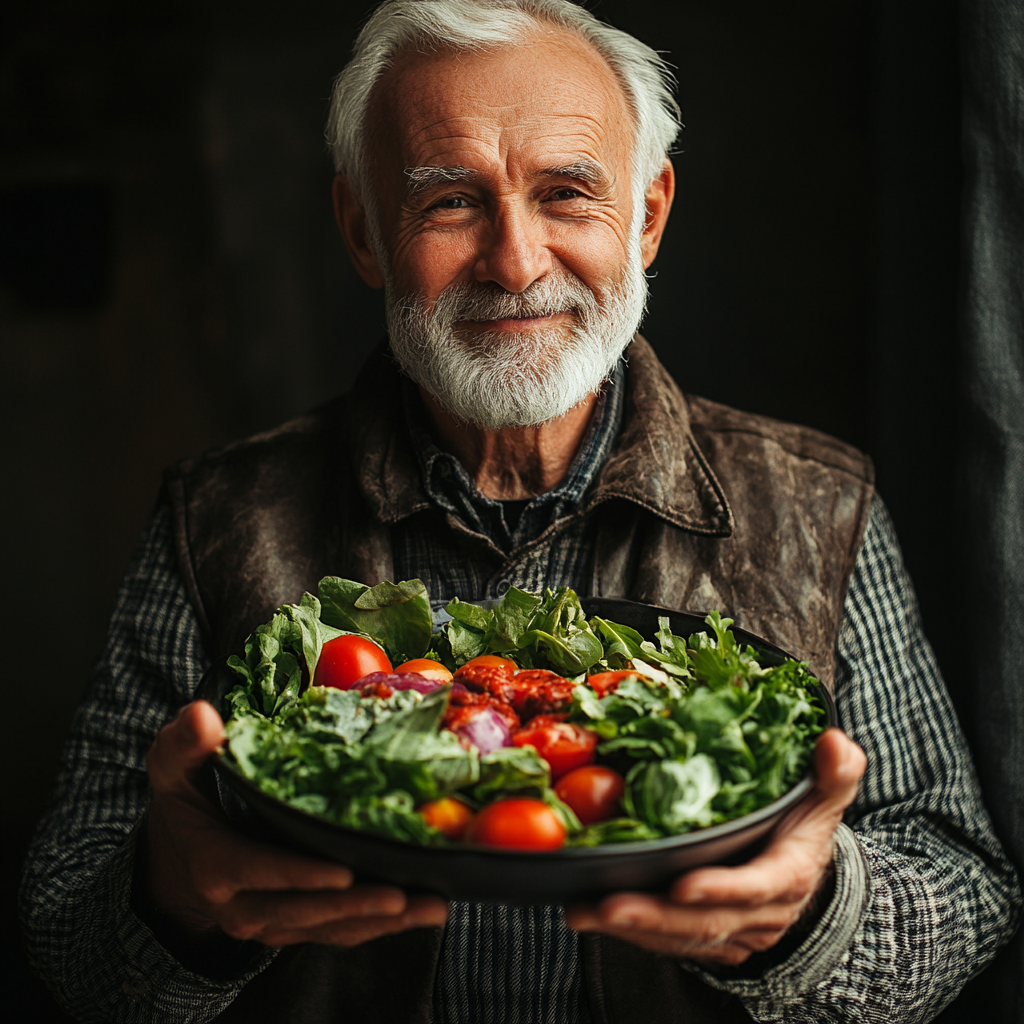 Людина демонструє результати здорового харчування